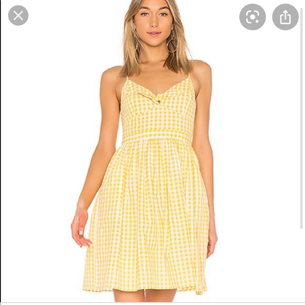 Revolve Endless Rose Gingham Plaid Sundress